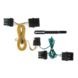 Custom Wiring Harness, 4-Way Flat Output, Select Jeep Wrangler TJ