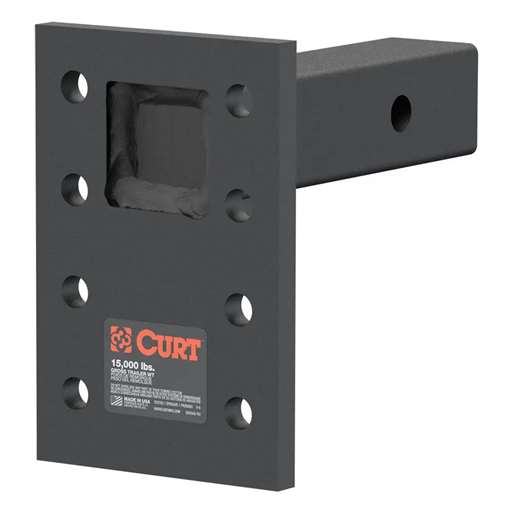 Adjustable Pintle Mount (2" Shank, 15,000 lbs., 7" High, 6" Long) - 48328