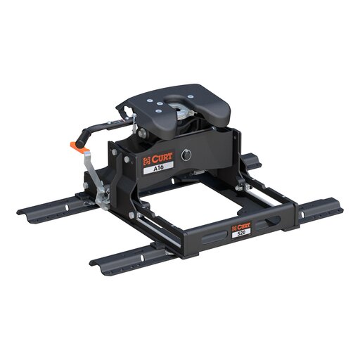 Curt A16 Sliding 5th Wheel Hitch with Rails, 16,000 lbs. - 16053