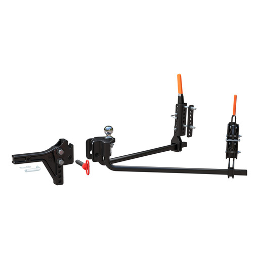 Curt TruTrack 2P Trailer-Mounted Weight Distribution Hitch, 8-10K - 17510