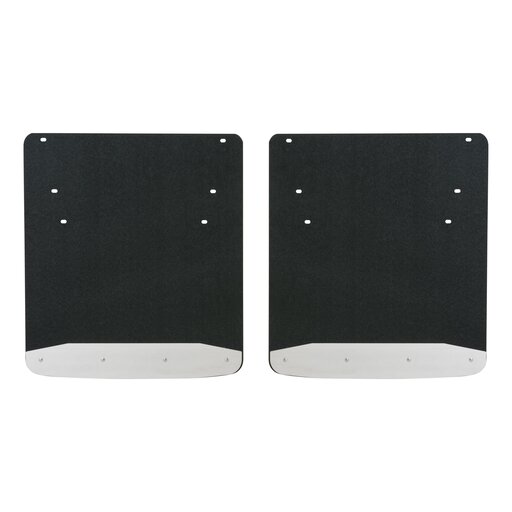 LUVERNE Rear Dually 20" x 23" Textured Rubber Mud Guards, Select Ram 3500 (2 Flaps) - 251034