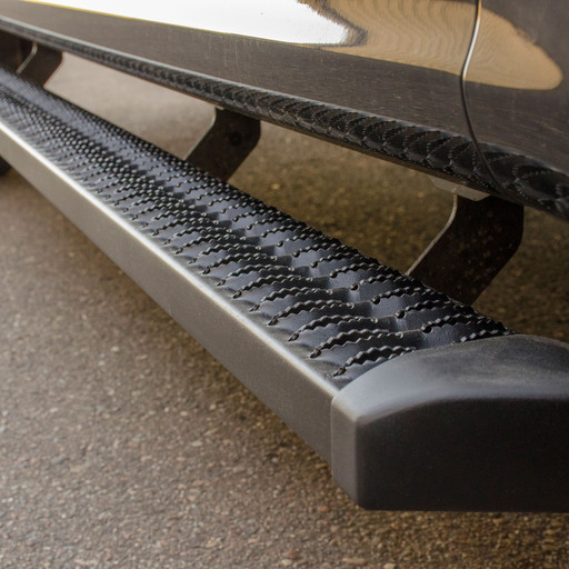 SlimGrip 5" x 78" Black Aluminum Running Boards, Select Ford Ranger Crew Cab