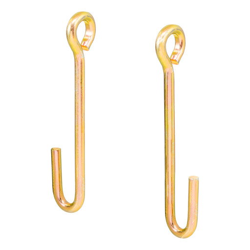 Curt Replacement SecureLatch Trailer Safety Chain Holder Hooks (2-Pack) - 48551