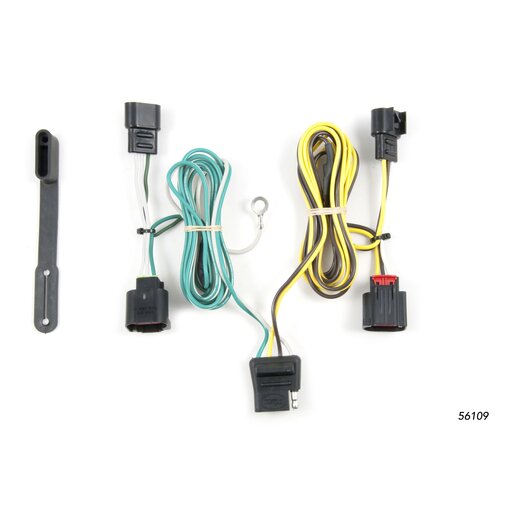 Custom Wiring Harness, 4-Way Flat, Select Dodge Journey without LED Lights