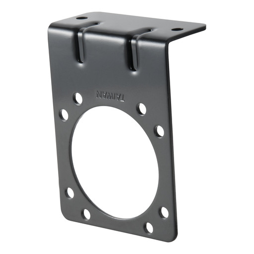 Curt Connector Mounting Bracket for 7-Way RV Blade (Heavy-Duty, Black) - 58510