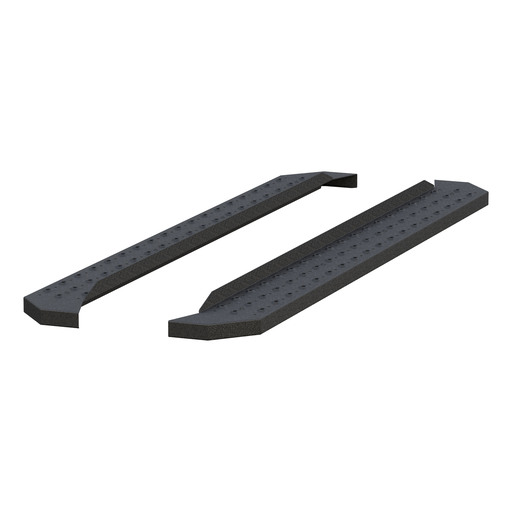 RidgeStep 6-1/2" x 75" Black Steel Running Boards (No Brackets)